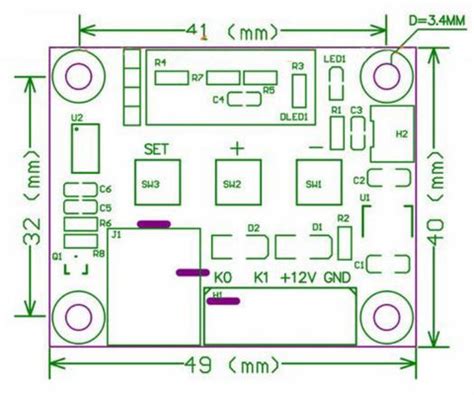 W1209 DC 12V Blue Heat Cool Temp Thermostat Temperature Control switch