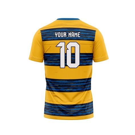 Mango Stripes Customized Football Team Jersey Design | Customized ...