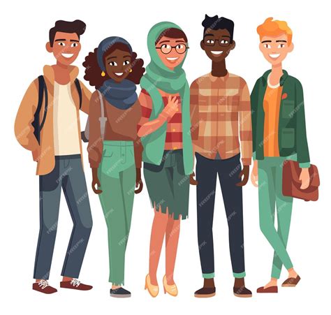 People Standing Together Cartoon 的图像结果