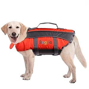 Dog Life Jacket, Summer Dog Float Coat Buoyancy Aid for Small, Middle ...