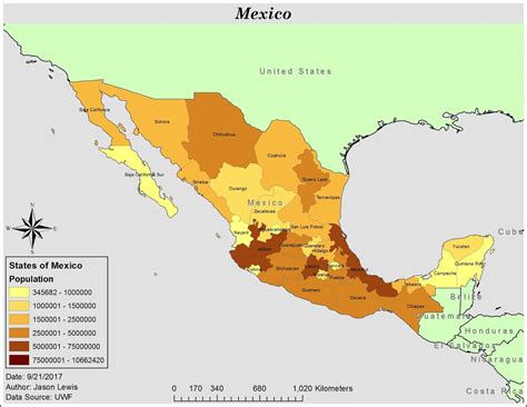 GIS Intro Tutorial UWF 的图像结果