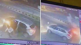 Bikers Throw Bomb On Moving Car In Prayagraj, Shocking CCTV Footage ...