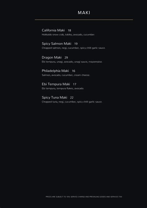 SEN OF JAPAN MENU SINGAPORE & UPDATED PRICES 2026