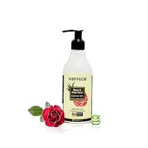 Buy Koffeco 250 ML Rose & Aloe Vera Body Lotion, Moisturizing, Skin ...