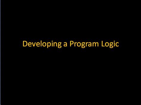 Image result for Program Logic Learning