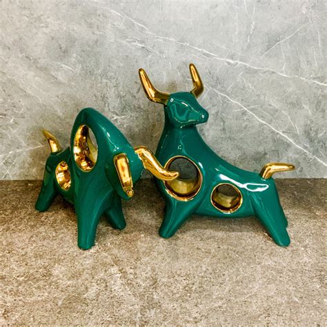 Green Bull Horns Up and Down – thecuriodiaries