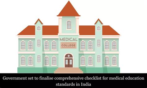 Govt set to finalise comprehensive checklist for medical education ...