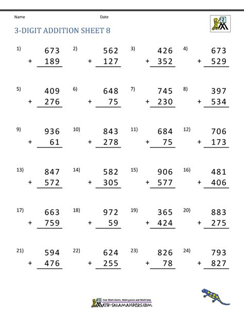 Image result for Partial Sums 3-Digit Addition