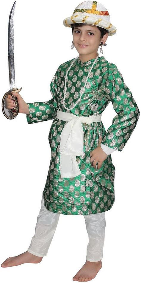 Buy Kaku Fancy Dresses Tipu Sultan Costume/ Indian Historical Character ...