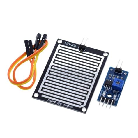 MERISHOPP 1 Set Raindrops Sensor Module Rain Weather Module for Arduino ...