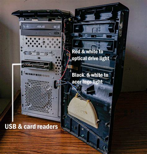 Image result for Computer Tower Front Panel Remove Acer