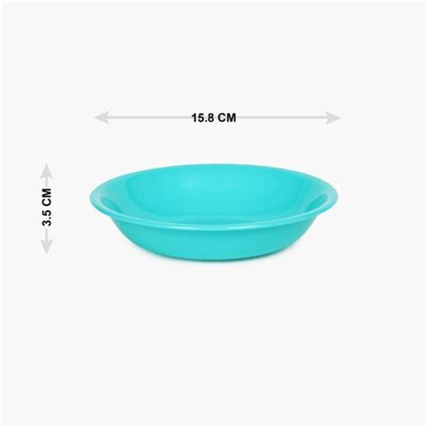 Berlin Microwave Plate- Set Of 3 | Blue | Melamine