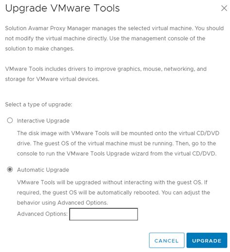 Avamar: How to Upgrade VMware Tools on Avamar Proxy | Dell India