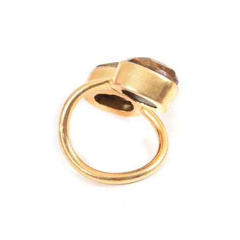 Handcrafted Alloy Metal and Cutstone Ring 10008812 – Avishya.com