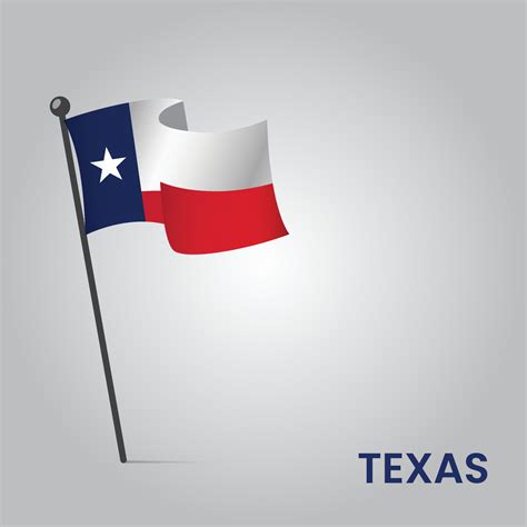State of Texas waving flag, Texas Flag, Texas independence day, Vector ...