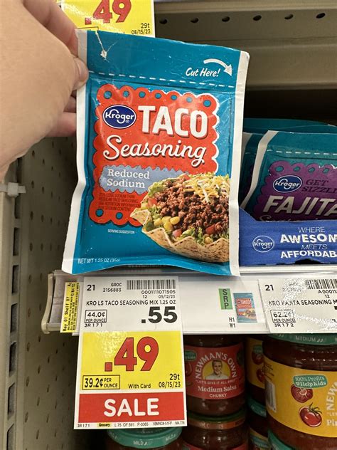 Kroger Taco Seasoning ONLY 49¢! - Kroger Krazy