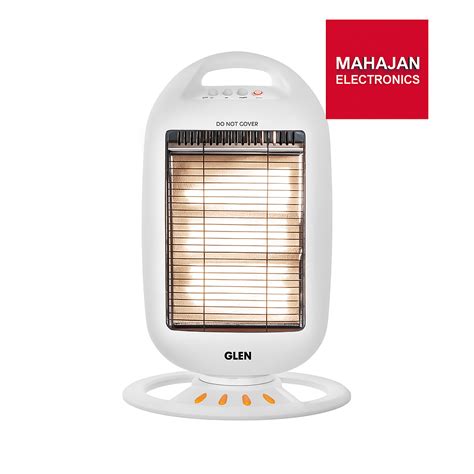 Glen HA7016CH 1200W Carbon Room Heater | 3 Heat Modes & Safety
