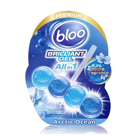 Bloo Brilliant Gel All in 1 Toilet Rim Block Cleaner, Arctic Ocean ...