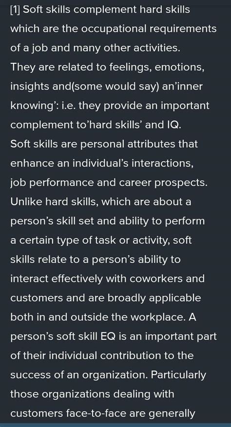 Define soft skills and explain how they facilitate communication ...