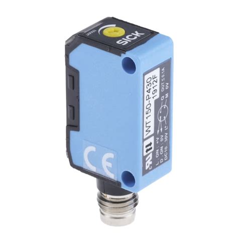 WT150-P430 SICK | SICK Diffuse Photoelectric Sensor, Block Sensor, 10 ...