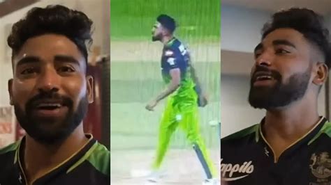 IPL 2023 - I Am So Angry: Mohammed Siraj Apoligizes RCB teammate To ...