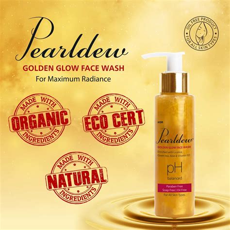 Buy PEARLDEW GOLDEN GLOW FACE WASH 100 ML | REGAIN YOUR GLOW WITH GREEN ...