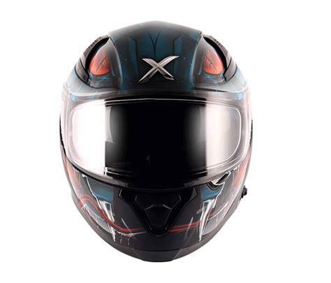 AXOR Apex Venomous Black Blue Helmet– Moto Central