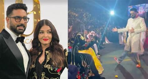Abhishek does an 'impromptu dance' with Aishwarya at IIFA 2022 ...