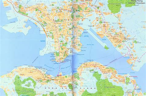 Detailed road map of Hong Kong city. Hong Kong city detailed road map | Vidiani.com | Maps of ...