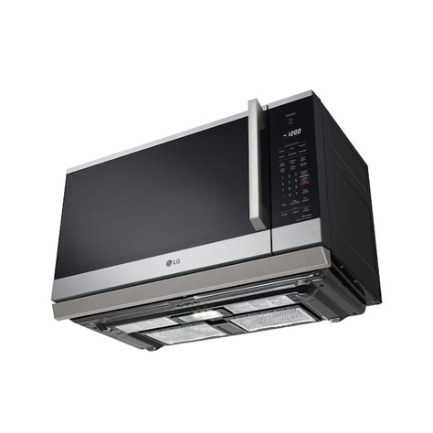LG 2.1-cu ft Over-the-Range Microwave with Sensor Cooking ( PrintProof ...