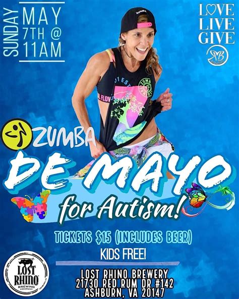 ZUMBA de MAYO for AUTISM!, Lost Rhino Brewing Co, Ashburn, 7 May 2023 ...