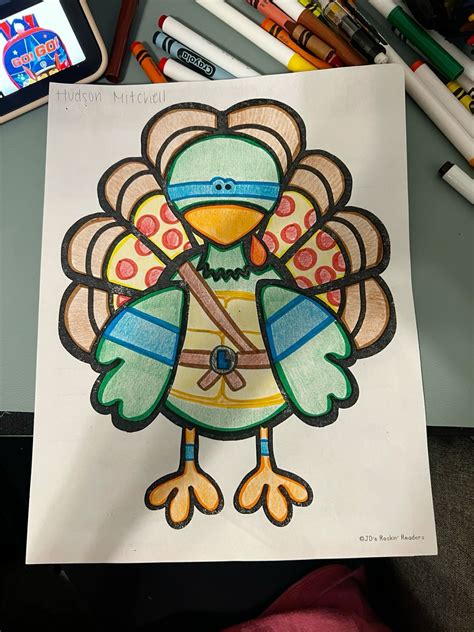Turkey disguise ninja turtle – Artofit