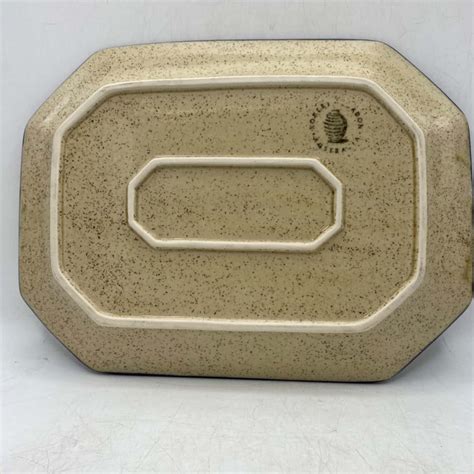 Vintage Robert Gordon Pottery Australia Flecked Stoneware Plate 29 cm x ...