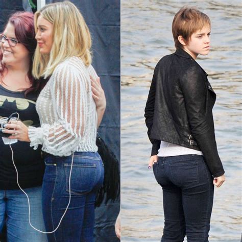 Booty in Jeans : Hilary Duff vs Emma Watson : r/CelebBattles