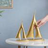 Home Décor - Sailing Ship Showpiece In Gold For Room Décor | Nestasia