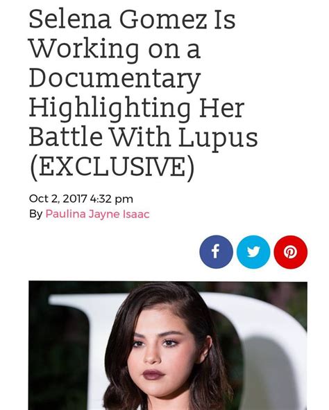 Selena Gomez Is Working on a Documentary Highlighting Her Battle With ...