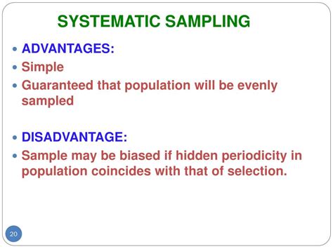 Image result for Disadvantage Systematic Random Sampling