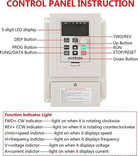 Buy VFD Single to 3 Phase, 4kW 220V AC Single-phase Variable Frequency ...