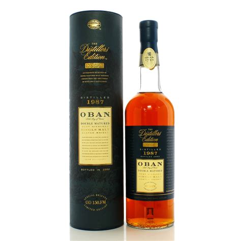 Oban 1987 Distillers Edition Auction A59723 | The Whisky Shop Auctions