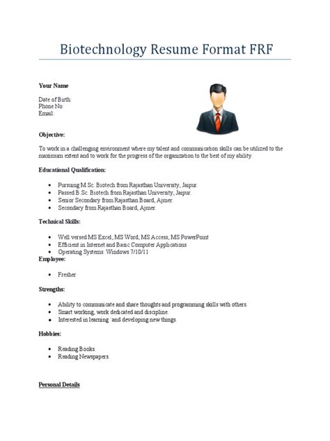Biotechnology Resume Examples 的图像结果