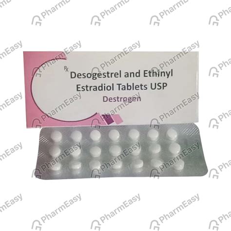 Destrogen Strip Of 21 Tablets: Uses, Side Effects, Price & Dosage ...