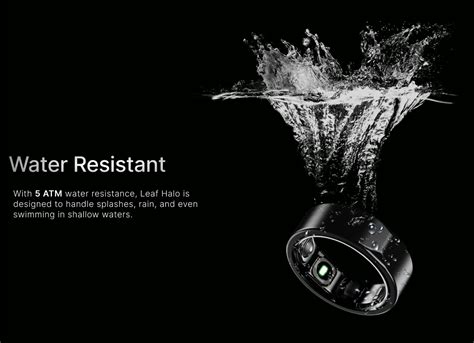 LEAF HALO SMART RING (CARBON BLACK) + SIZING KIT