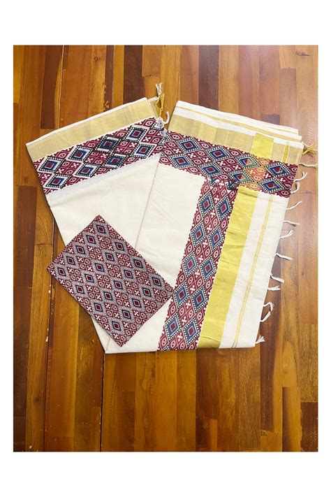 Kerala Saree Online – Page 3 – Southloom.com - Kerala Handloom and ...