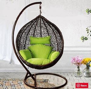candid home Single Seater Swing with Cushion & Stand Indoor/Outdoor ...
