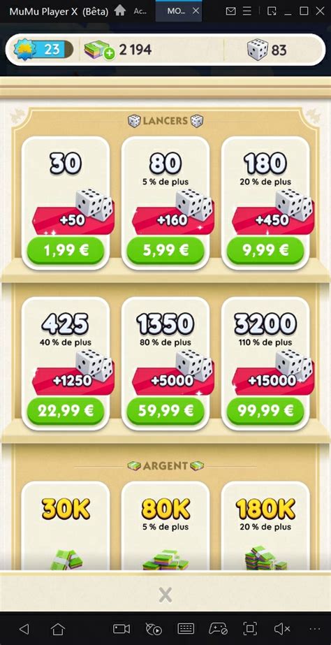 Guide de débutant du jeu MONOPOLY GO!