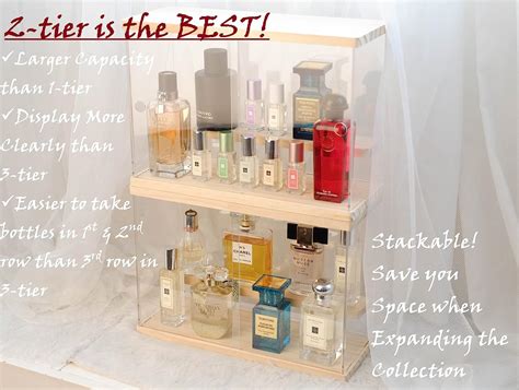 Buy JM Cologne Organizer for Men, Perfume Holder, Acrylic Perfume ...