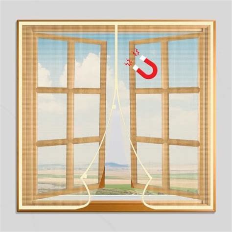 Classic Mosquito Net for Windows | Pre Stitched (Size-120X150 cms/3.93 ...