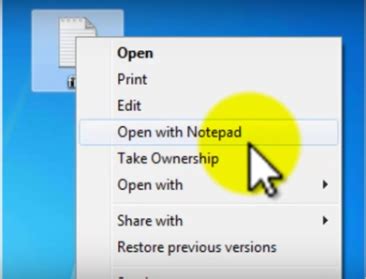Add Notepad to Right Click 的图像结果