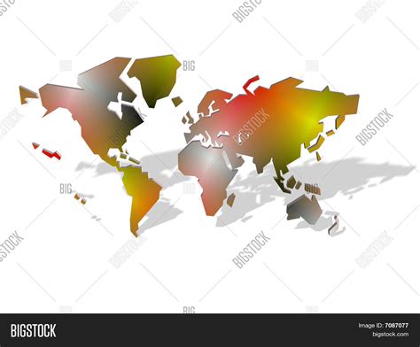 World Map 3D Large Format 的图像结果