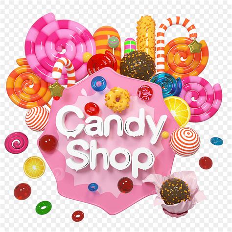 Candy Shop Sign Text Front 的图像结果